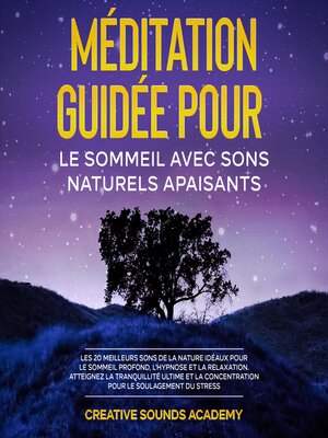cover image of Méditation Guidée pour le Sommeil avec Sons Naturels Apaisants